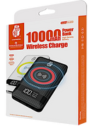 Carregador Portátil Por Indução Sem Fio 10000mAh