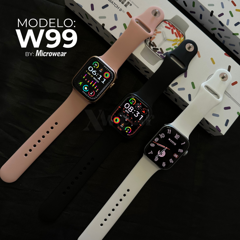 Smartwatch W99+ Amoled - Série 9 45mm Com Função 2 Gestos E Armazenamento Interno