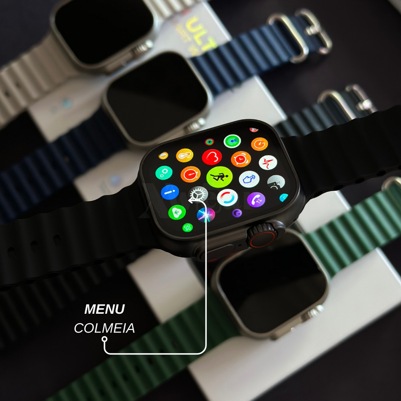 Smartwatch XH Ultra 2 - Modelo Ultra Custo Benefício com Função Dois Gestos