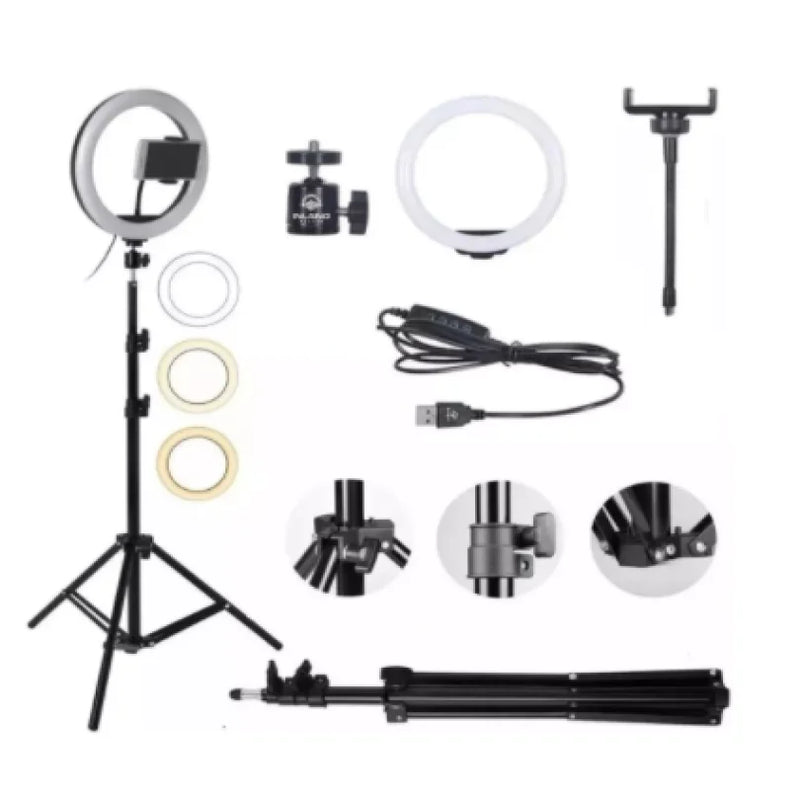 Ring Light Portátil Led Iluminador + Tripé Grande