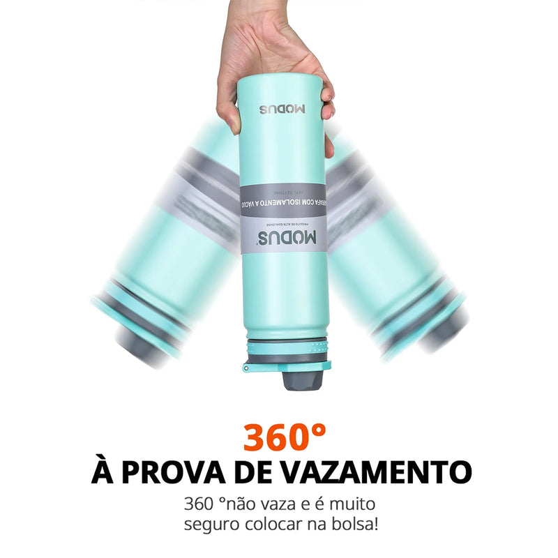 Garrafa Térmica De 304 Aço Inox De Água Manter A Vácuo 750ml Modus