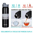 Garrafa Térmica De 304 Aço Inox De Água Manter A Vácuo 750ml Modus