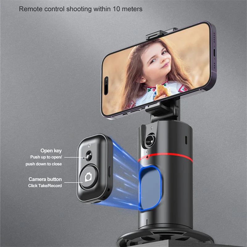Suporte Para Celular Giratório Inteligente - Rastreamento Automático