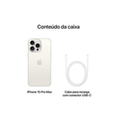 iPhone 15 Pro Max, 256GB, iOS 5G (Grade A+ bateria 80% a 100%) SEMI NOVO