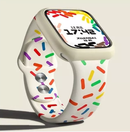 Pulseira de Silicone Confete 42mm/44mm/45mm/49mm Cores Variadas