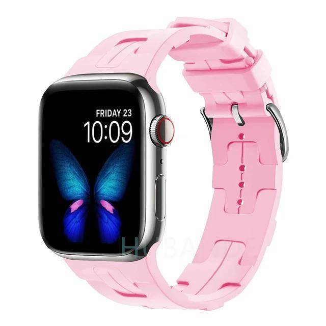 Pulseira para SMARTWATCH de Silicone Social 42/44/45/49MM