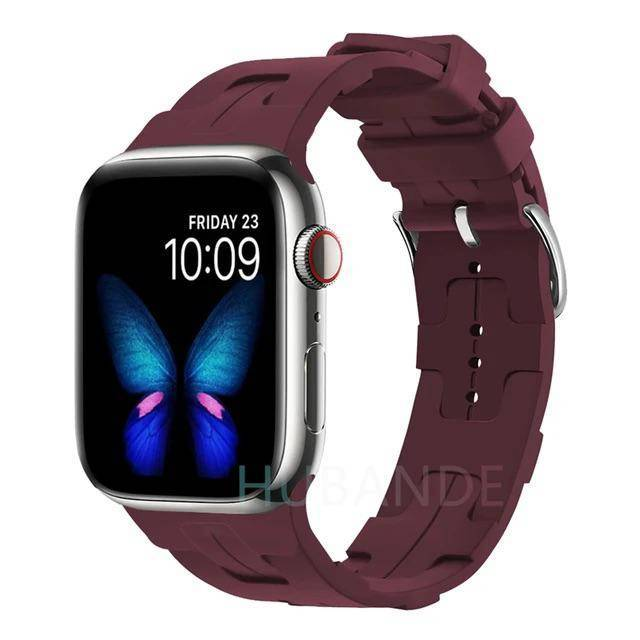 Pulseira para SMARTWATCH de Silicone Social 42/44/45/49MM