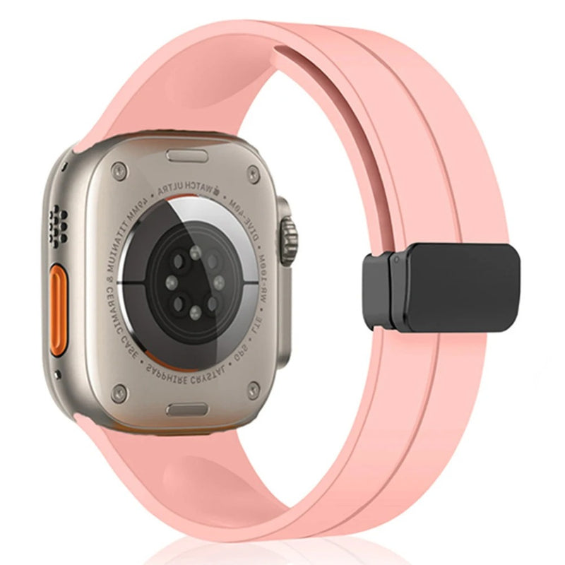 Pulseira Silicone Magnética  42/44/45/49MM